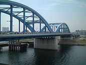 新しくなった丸子橋